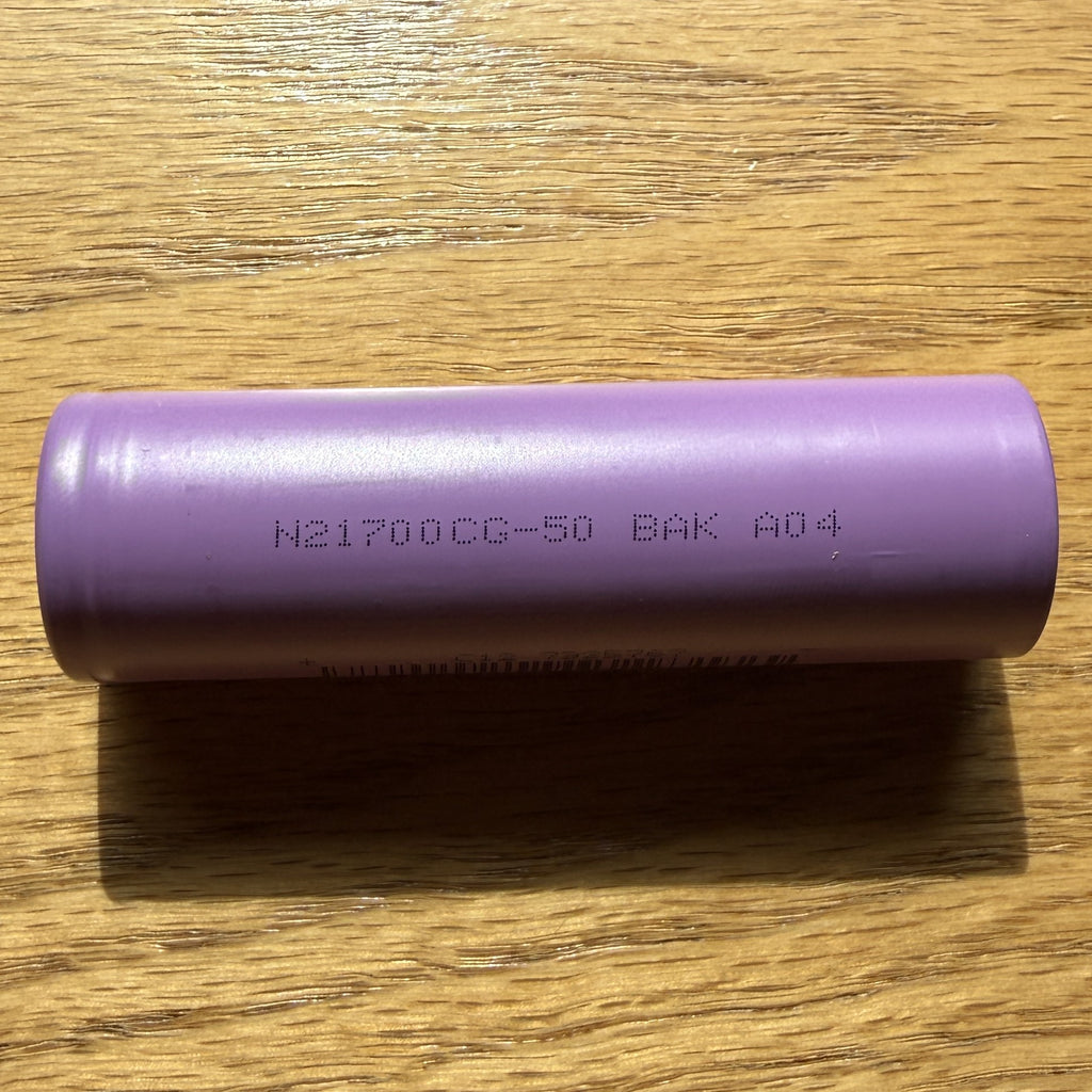 5000mAh 21700 Battery Cells