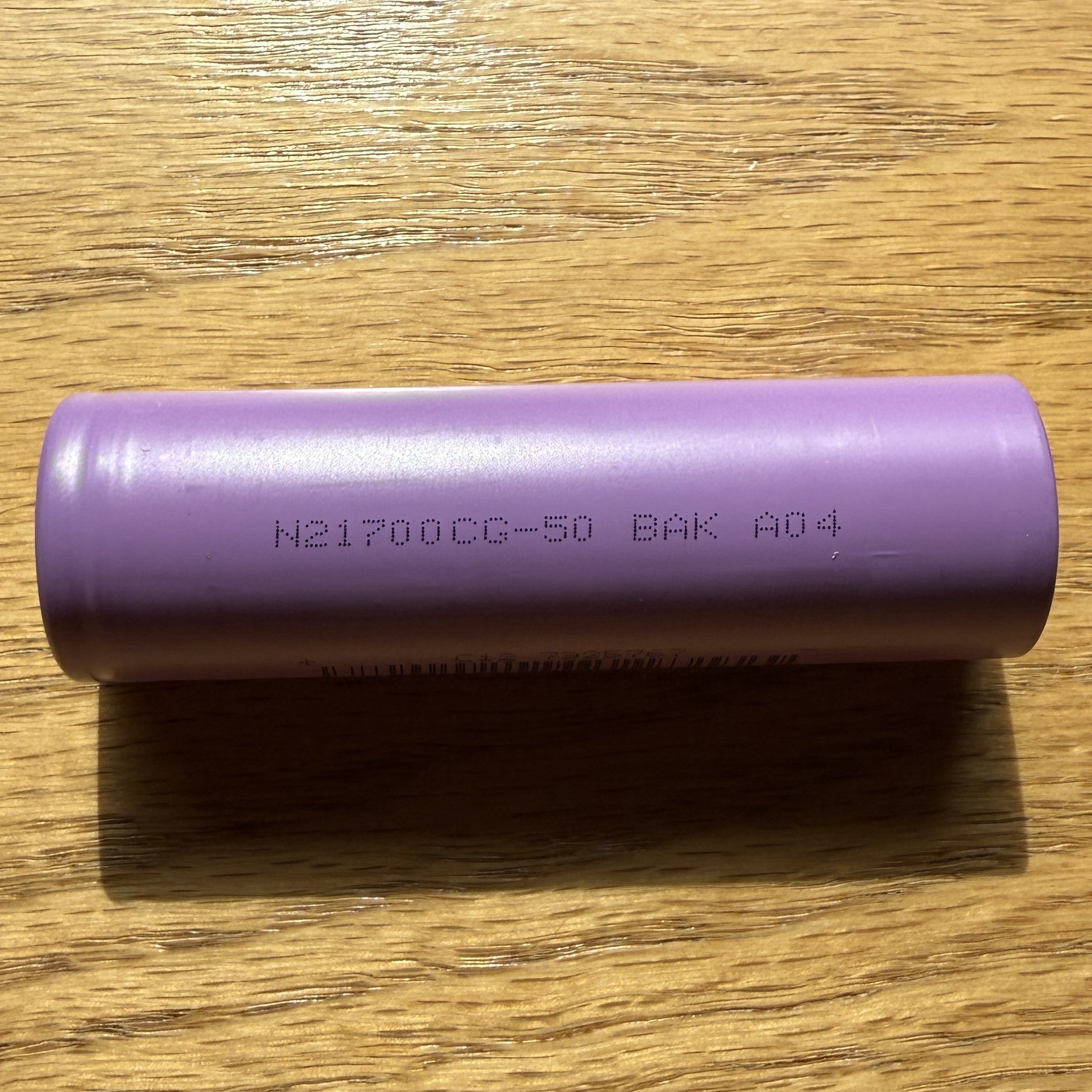 5000mAh 21700 Battery Cells